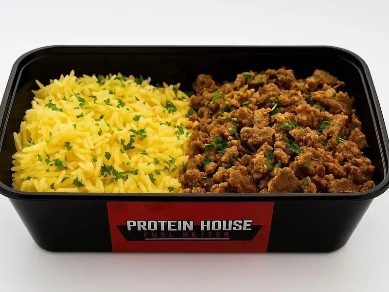 Beef Mince With Rice